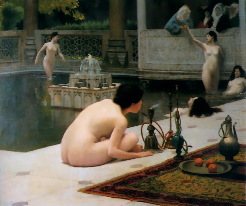 Jean Leon Gerome The Pipelighter china oil painting image